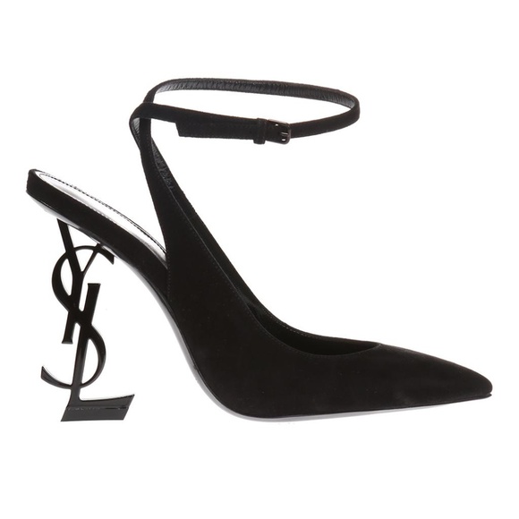 SAINT LAURENT 'OPYUM' PUMPS US 6 Black - Picture 1 of 12